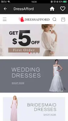 Wedding Dresses Online Shopping android App screenshot 0